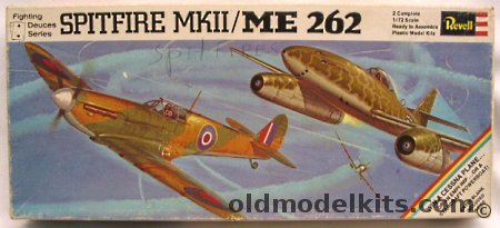 Revell 1/72 Spitfire MkII and Me-262 Fighting Deuces Series, H221-100 plastic model kit
